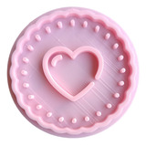 Stamp Corazón Cookie Repostería Porcelana