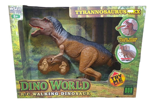 Dinosaurio Tiranosaurio Rex Con Control Remoto, Luz Y Sonido