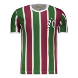 Camisa Retrô Fluminense Tricolor 1970 100% Algodão