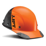 Gorra Dax De Fibra De Carbono Brim 50-50 (naranja/negra)