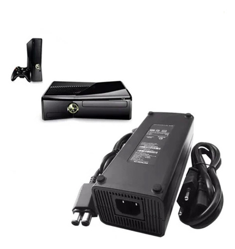 Fonte Xbox 360 Slim 2 Pinos Bivolt 110v/220v Video Game