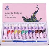 Pintura Acrílico Decoración De Uñas Multiusos 12 Colores