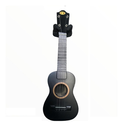 Ukelele Soprano Cg Negro Con Funda 