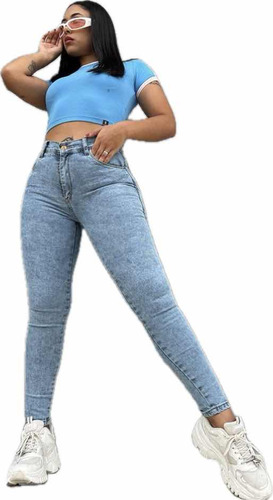 Jean Las Locas Bless Original 100% Mujer Chupin Pantalones