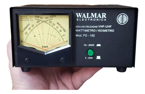 Roimetro Wattimetro Vhf / Uhf Agujas Cruzadas Walmar Fo102