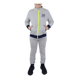 Conjunto Infantil Masculino Tiptop Moletom Cinza Mescla 6092