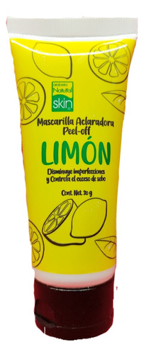 Arabela / Mascarilla Aclaradora Peel Off Limón 30g.