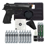 Kit Airgun C12 4.5mm + 2 Tubete 500un + Maleta + Acessórios