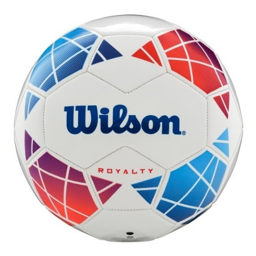 Balón De Fútbol Pelota De Futbol Wilson Royalty Número #05 Color Blanco/multicolor