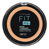 Polvo Fit Me Maybelline Mate 128 Warm Nude