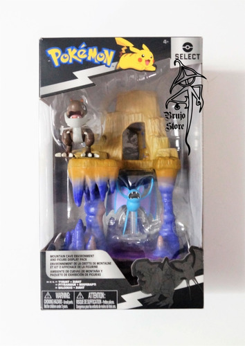 Figura Pokemon Select Tyrunt Zubat Set Cueva 4cm Brujostore