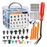 Kit Grapas Automotrices 725 Pcs Con Quita Grapas Molduras