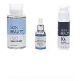 Kit Rutina Cuidado Facial Crema + Serum Ah + Agua Micelar