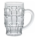 Set 2 Vasos Shopero Cervecero 525ml Hamburgo Cristar Color Transparente