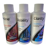 Seachem Kit Inicial Prime Stability Clarity 100ml Promoção