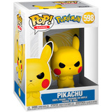 Figura De Accion Pikachu 598 Pokémon Nintendo Funko Pop 