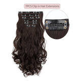 Extensiones Con Clip Natural Set 7 Cortinas