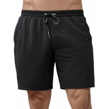 Short Bermuda Masculina Academia Treino Moletinho Liso