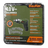 Bauker Atornillador Inalámbrico 4v + 29 Accesorios