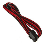 Cable Extensor Aerocool Zap Pcie 6pin 45cm Rojo/ Negro