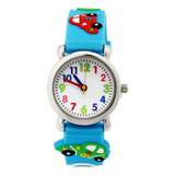 Cute Little Car 3d - Reloj De Regalo Para Niños