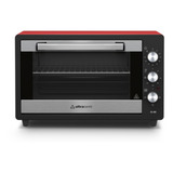 Horno De Mesa Electrico 48 Lts Ultracomb Uc-48s Grill 1300w Color Rojo Con Plateado Y Negro