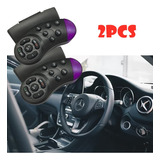 2 Piezas Universal Car Dvd Volante Control Remoto Negro C