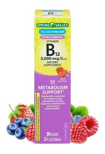 Vitamina B12 Gotas 5000 Premium Sublingual Complejob Eg Bb06