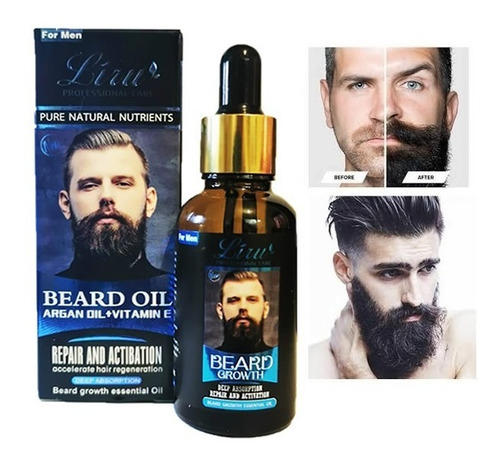 2 Aceites Moustache Oil Concentrado Crecimiento Barba Bigote