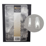 X500 Tips Uñas Postizas Coffin Mely Soft Gel Manicuria