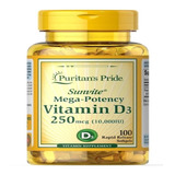 Vitamina D3 10000 Iu X 100 Cápsula - Unidad a $970