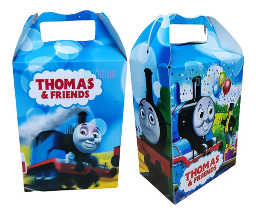 50 Caja Dulcera/lonchera Tren Thomas. Fiesta Dulces, Bolos