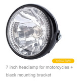 Led De Motocicleta Amarillo Redondo Universal De 12v