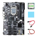 Placa Madre B75 Eth Mining, 12 Procesadores Pcie+i3 2120, Ca