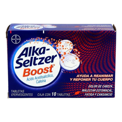 Alka-seltzer Boost Tableta 500 Mg\u002F65 Mg, 10 Tabletas | MercadoLibre