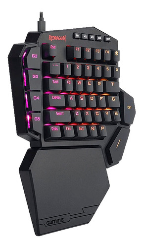 Keypad Mecanico Redragon K585 Diti Switches Azul Rgb 