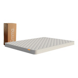 Colchón Emma Confort Hybrid King Size | Foam & Resortes Color Blanco