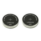 2 Baterias Recarregável Cr 2032  Lithum Lir