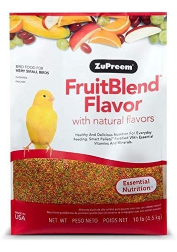 Alimento Para Aves Canario Fruitblend Zupreem 4.5kg