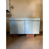 Mueble De Cocina Alacena Bajo Mesada De Chapa, Retro Vintage