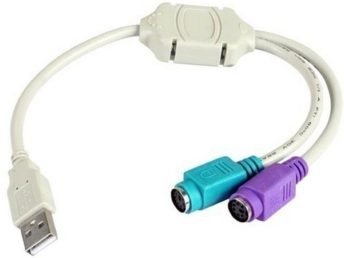 Convertidor De Usb A Ps2 -blanco