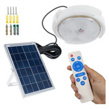 Luminaria Solar Sobrepor 100w 3 Cores Controle Iluminaçao