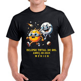 Playera Eclipse Total De Sol Mexico - Solar Tour Abril 2024