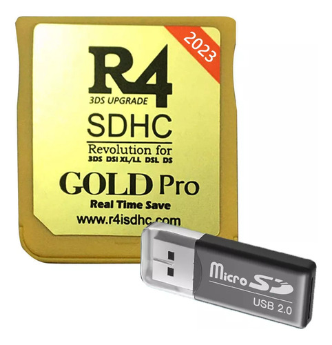 Cartão R4 Sdhc 2023 De 32 Gb Para Nintendo Ds 3ds Dsi