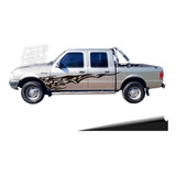 Calco Ford Ranger 2011 - 2012 Tattoo Flame Tunning Juego