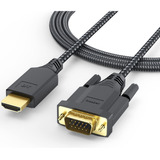 Dteedck Cable Hdmi A Vga De 6 Pies Macho A Macho, Adaptador