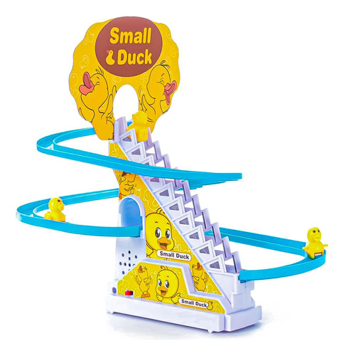 Pista Musical Escorregador Escada De Patinhos Brinquedo Kids