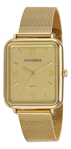 Relógio Mondaine Masculino Analógico 32402mpmvde1 A Dourado