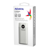 Power Bank Portatil Adata 10000mah Blanco P10000qcd