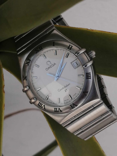 Omega Constellation Quartz, Zafiro, Acero Inoxidable.